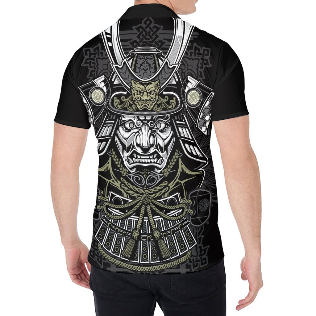 Japanese Samurai Warrior Print Men's Shirt
