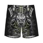 Japanese Samurai Warrior Print Men's Sports Shorts