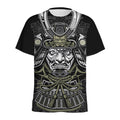 Japanese Samurai Warrior Print Men's Athletic T-Shirt