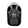 Japanese Samurai Warrior Print Mesh Laundry Hamper