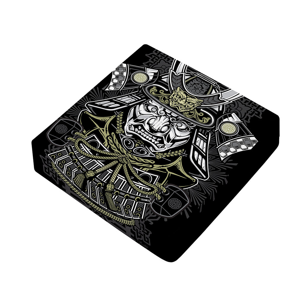 Japanese Samurai Warrior Print Outdoor Seat Cushion Cover