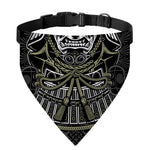 Japanese Samurai Warrior Print Over The Collar Dog Bandana