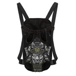Japanese Samurai Warrior Print Pet Carrier Backpack