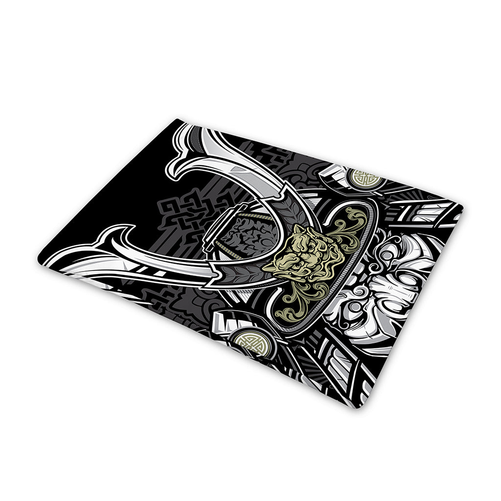 Japanese Samurai Warrior Print Pet Cooling Mat Cover