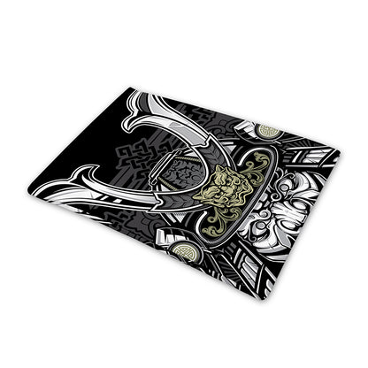 Japanese Samurai Warrior Print Pet Cooling Mat Cover