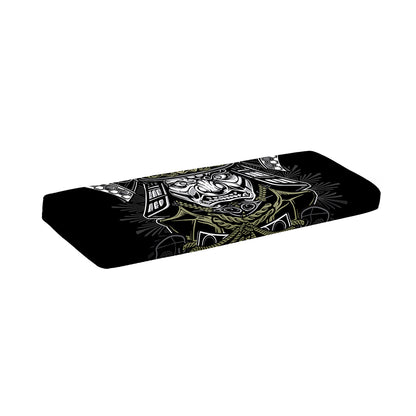 Japanese Samurai Warrior Print Piano Keyboard Cover