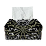 Japanese Samurai Warrior Print Rectangle Tissue Box Cover