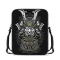 Japanese Samurai Warrior Print Rectangular Crossbody Bag