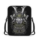 Japanese Samurai Warrior Print Rectangular Crossbody Bag