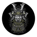 Japanese Samurai Warrior Print Round Floor Mat
