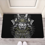 Japanese Samurai Warrior Print Rubber Doormat