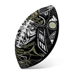 Japanese Samurai Warrior Print Rugby Ball