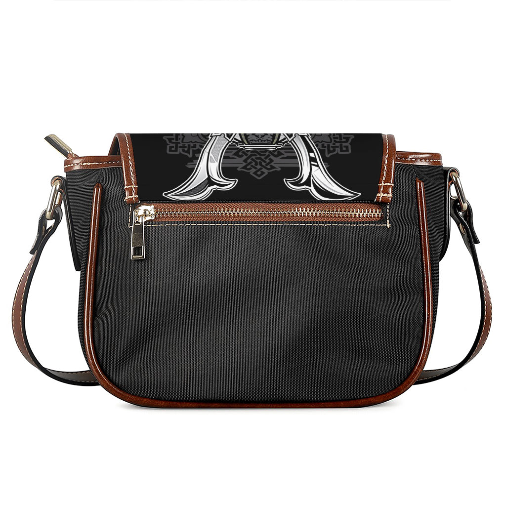 Japanese Samurai Warrior Print Saddle Bag