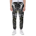 Japanese Samurai Warrior Print Scuba Joggers