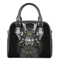 Japanese Samurai Warrior Print Shoulder Handbag