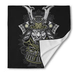 Japanese Samurai Warrior Print Silk Bandana