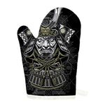 Japanese Samurai Warrior Print Single Oven Mitt