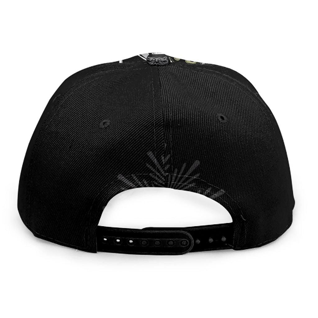 Japanese Samurai Warrior Print Snapback Cap