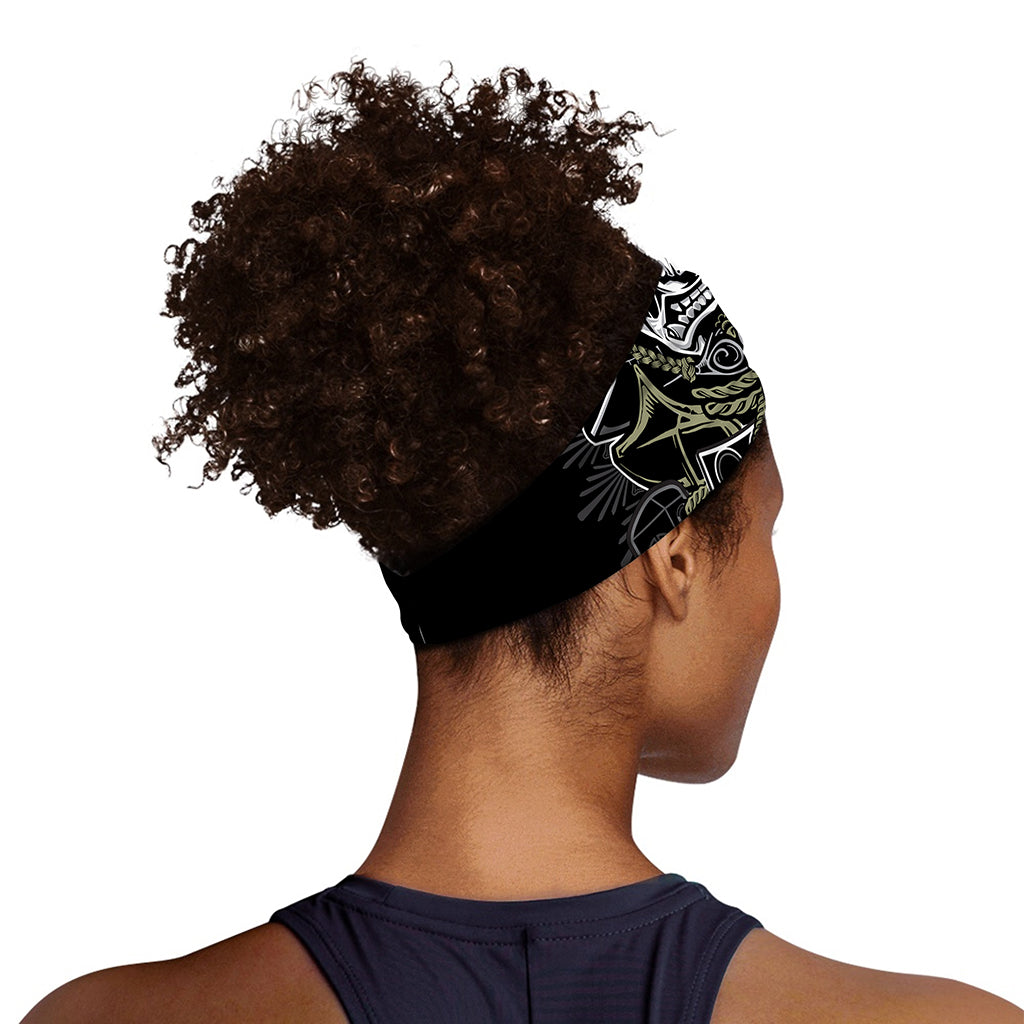 Japanese Samurai Warrior Print Sports Headband