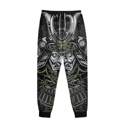 Japanese Samurai Warrior Print Sweatpants