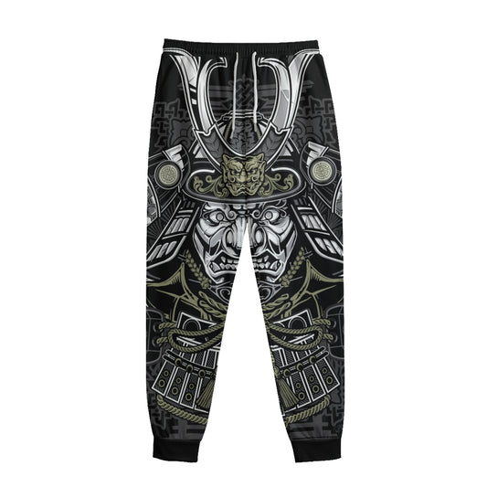 Japanese Samurai Warrior Print Sweatpants