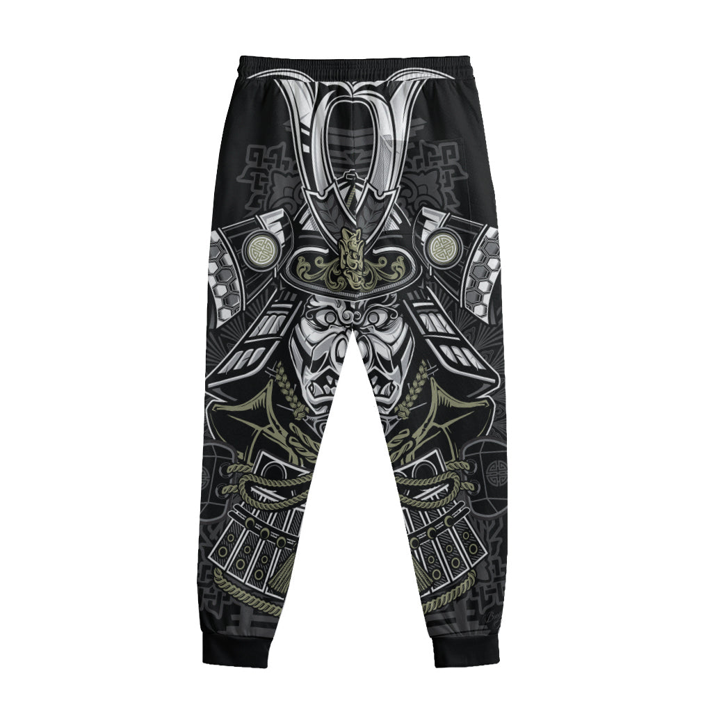 Japanese Samurai Warrior Print Sweatpants