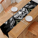 Japanese Samurai Warrior Print Table Runner