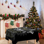 Japanese Samurai Warrior Print Tablecloth