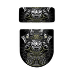 Japanese Samurai Warrior Print Toilet Lid And Tank Cover Set