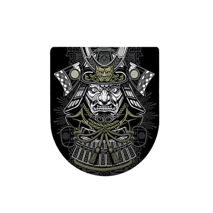 Japanese Samurai Warrior Print Toilet Lid Cover