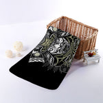 Japanese Samurai Warrior Print Towel