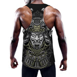 Japanese Samurai Warrior Print Training Tank Top