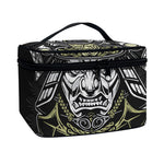 Japanese Samurai Warrior Print Travel Makeup Bag