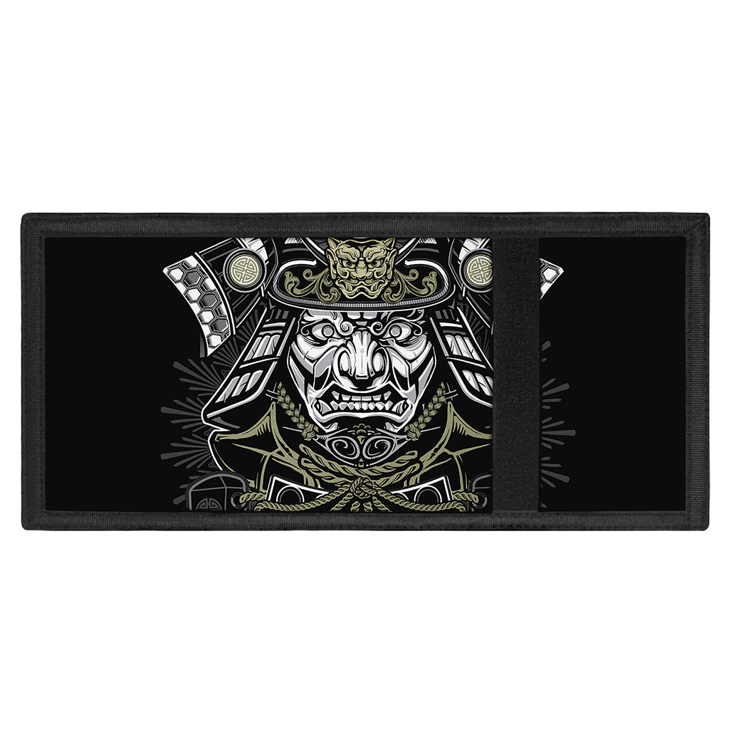 Japanese Samurai Warrior Print Trifold Wallet