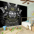 Japanese Samurai Warrior Print Wall Sticker