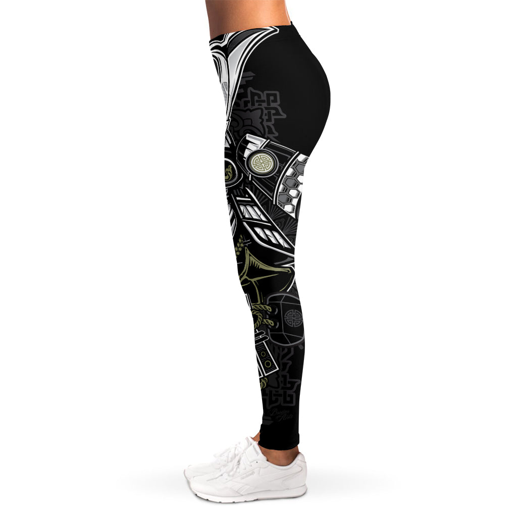 Japanese Samurai Warrior Print Women's Leggings