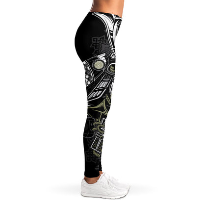 Japanese Samurai Warrior Print Women's Leggings