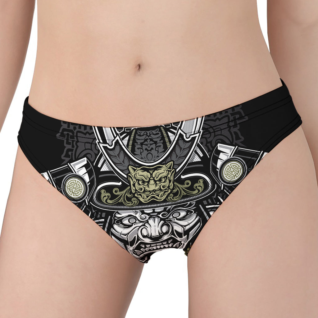 Japanese Samurai Warrior Print Women's Panties