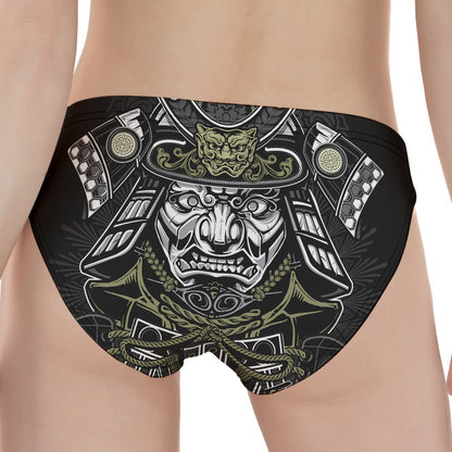 Japanese Samurai Warrior Print Women's Panties