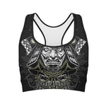 Japanese Samurai Warrior Print Women's Sports Bra
