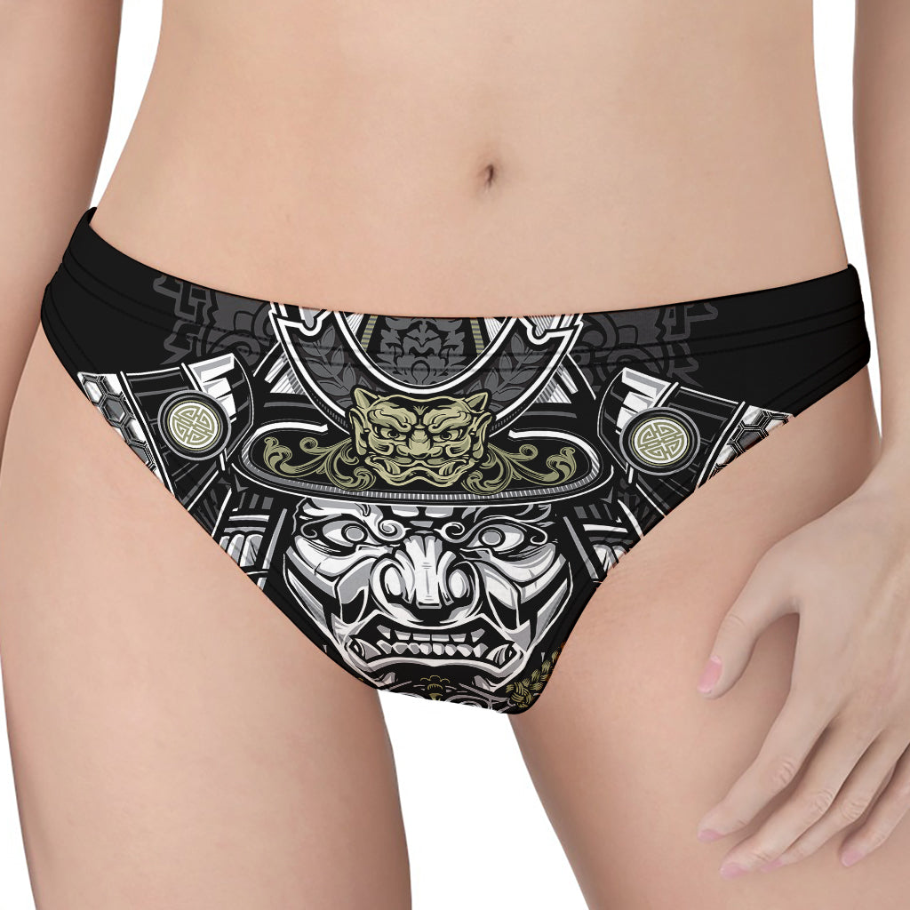 Japanese Samurai Warrior Print Women's Thong