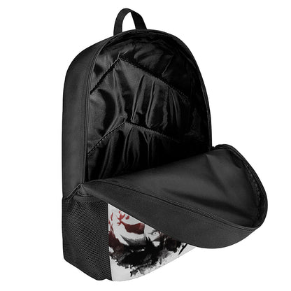 Japanese Samurai Woman Print 17 Inch Backpack