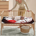 Japanese Samurai Woman Print Baby Crib Sheet