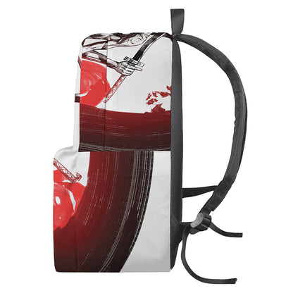 Japanese Samurai Woman Print Backpack