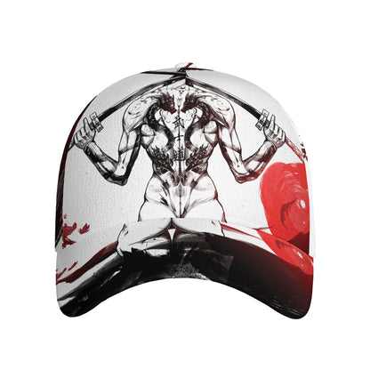 Japanese Samurai Woman Print Baseball Cap