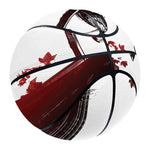 Japanese Samurai Woman Print Basketball