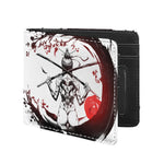 Japanese Samurai Woman Print Bifold Wallet
