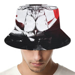 Japanese Samurai Woman Print Bucket Hat