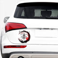 Japanese Samurai Woman Print Car Sticker