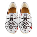 Japanese Samurai Woman Print Casual Shoes